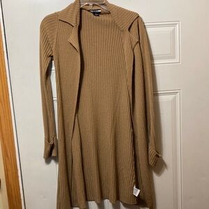 Guess Elegant Tan Ribbed Knit‎ Sweater M